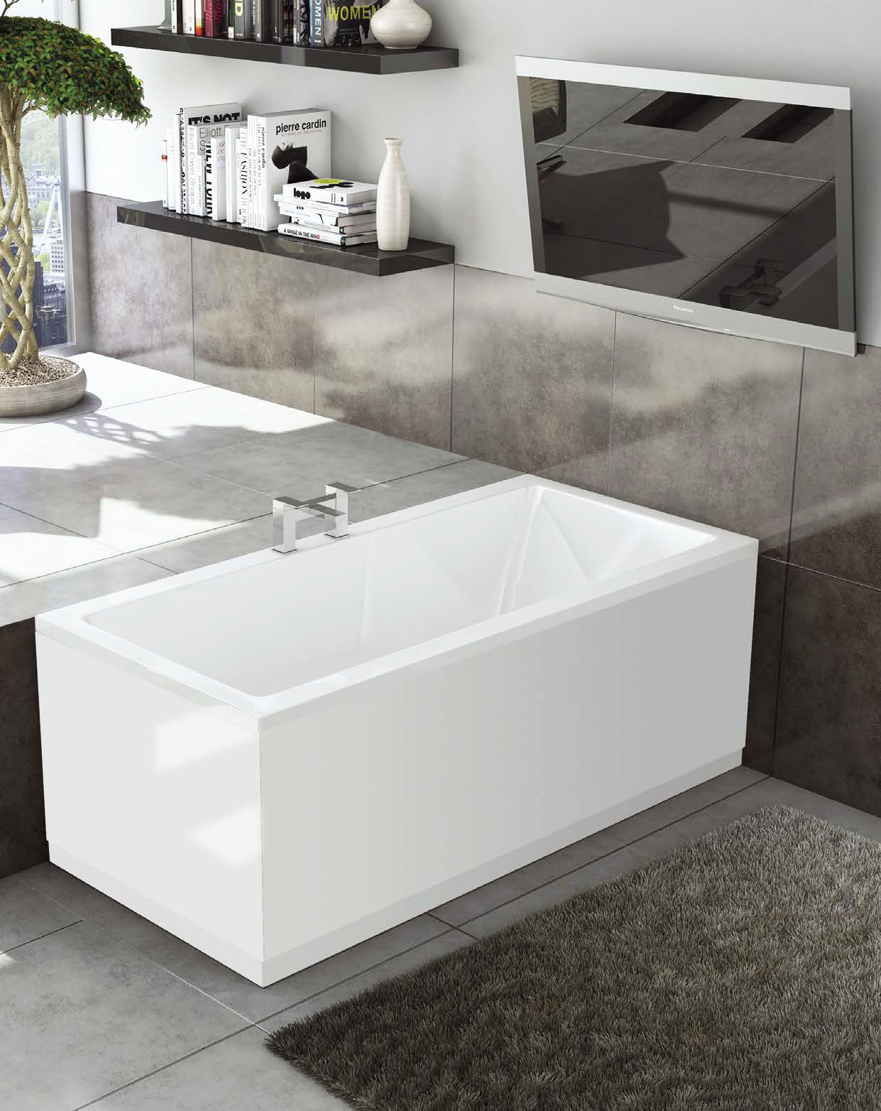 The Berg Modern Double Ended Bath from VIP Bathrooms - from only 389.99 GBP!